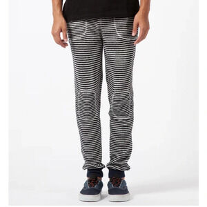Band Of Outsiders Blue Loop Striped Sweatpants